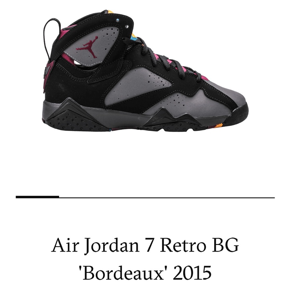 Air Jordan 7 Retro BG 'Bordeaux' 2015